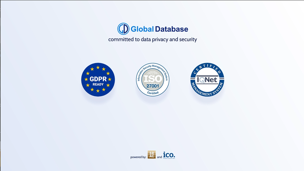 Global Database's ISO 27701 Certification: A Step Forward in Data Security and Privacy Excellence